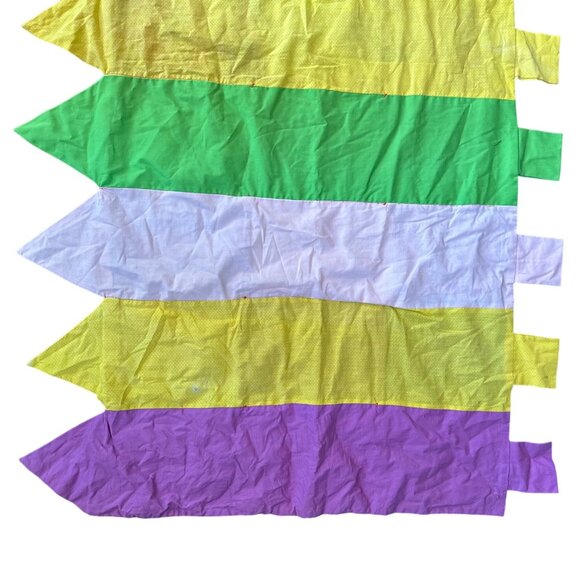 Vintage Alphabet Quilted Folk Art Patchwork Handmade 73"x40" One of a KInd Wall - Picture 14 of 14